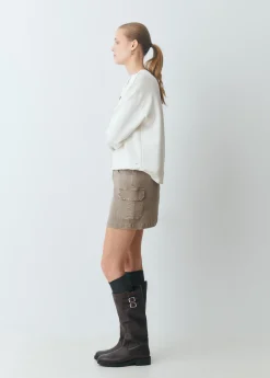 Faldas*Brownie Falda bolsillos cargo Topo