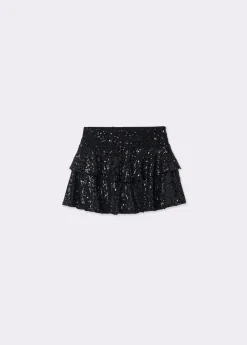 Faldas|Total Look*Brownie Falda lentejuelas negras Negro