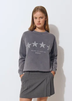 Faldas*Brownie Falda tablas cuadrito Gris