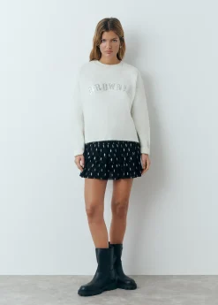 Faldas|Total Look*Brownie Falda volantes brillo Negro