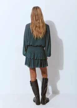 Faldas|Total Look*Brownie Falda volantes detalle tachas