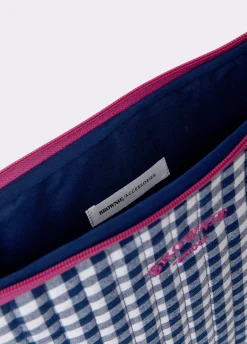 Accesorios De Viaje*Brownie Funda ordenador estampada Marino
