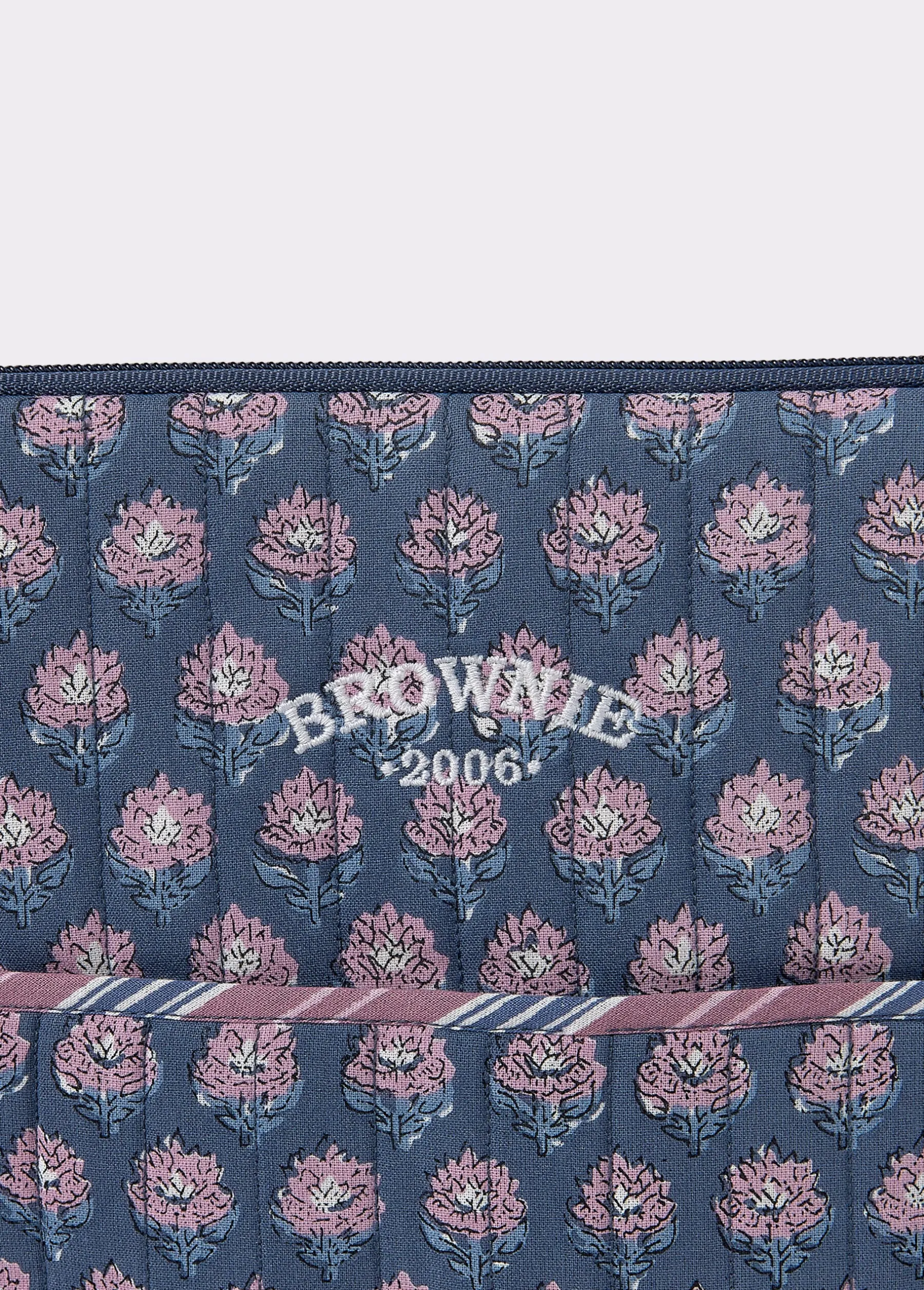Accesorios De Viaje*Brownie Funda ordenador estampada Azul