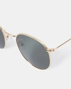 Gafas De Sol*Brownie Gafas de sol metálicas Dorado