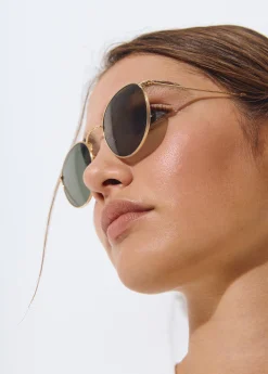 Gafas De Sol*Brownie Gafas de sol metálicas Dorado