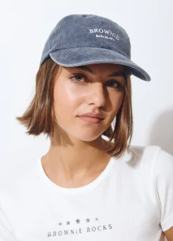 Gorras Y Gorros*Brownie Gorra algodón bordada Marino