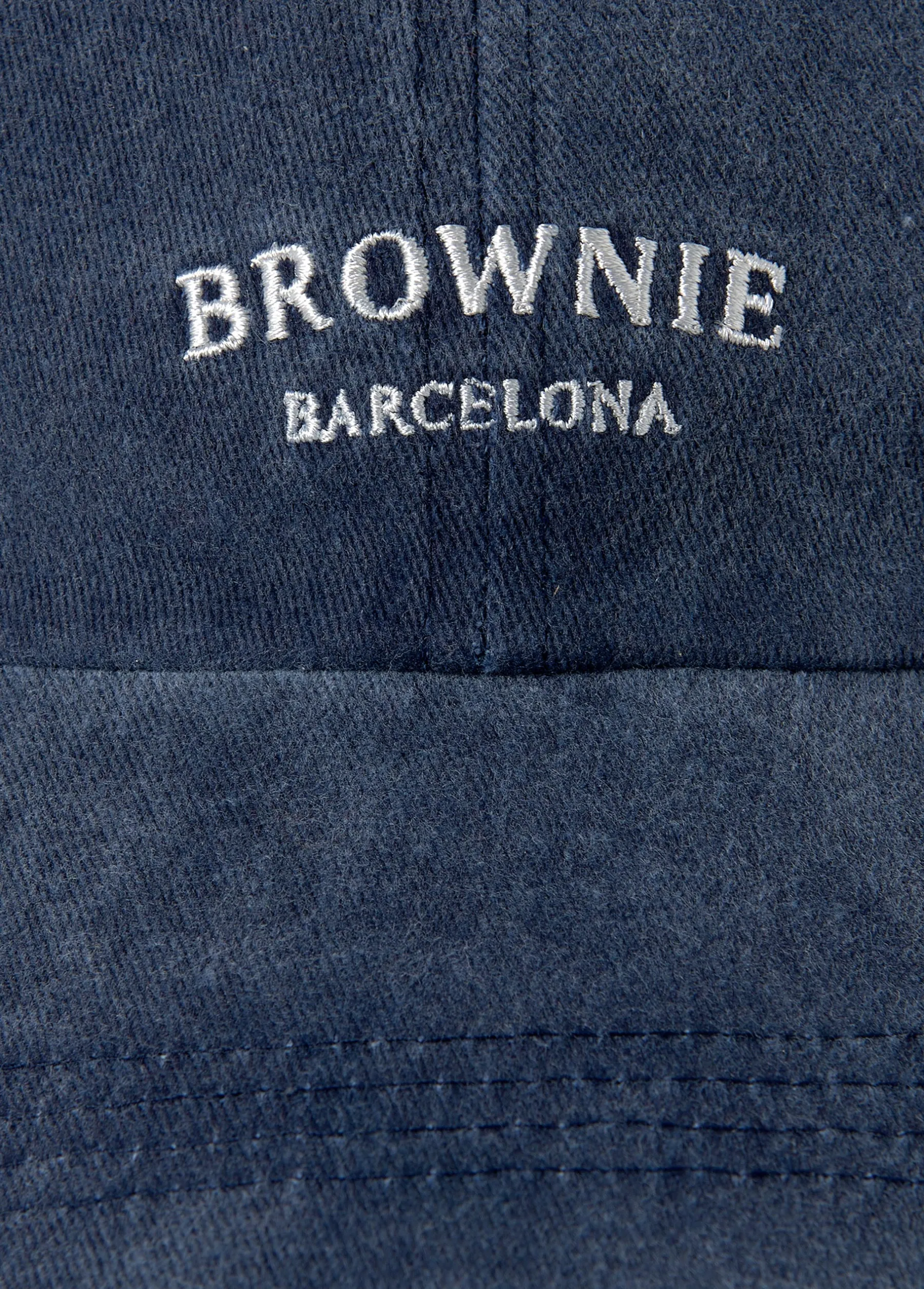 Gorras Y Gorros*Brownie Gorra algodón bordada Marino