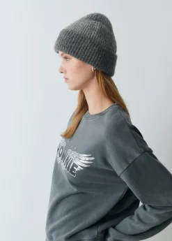 Gorras Y Gorros*Brownie Gorro bicolor canalé lurex Gris