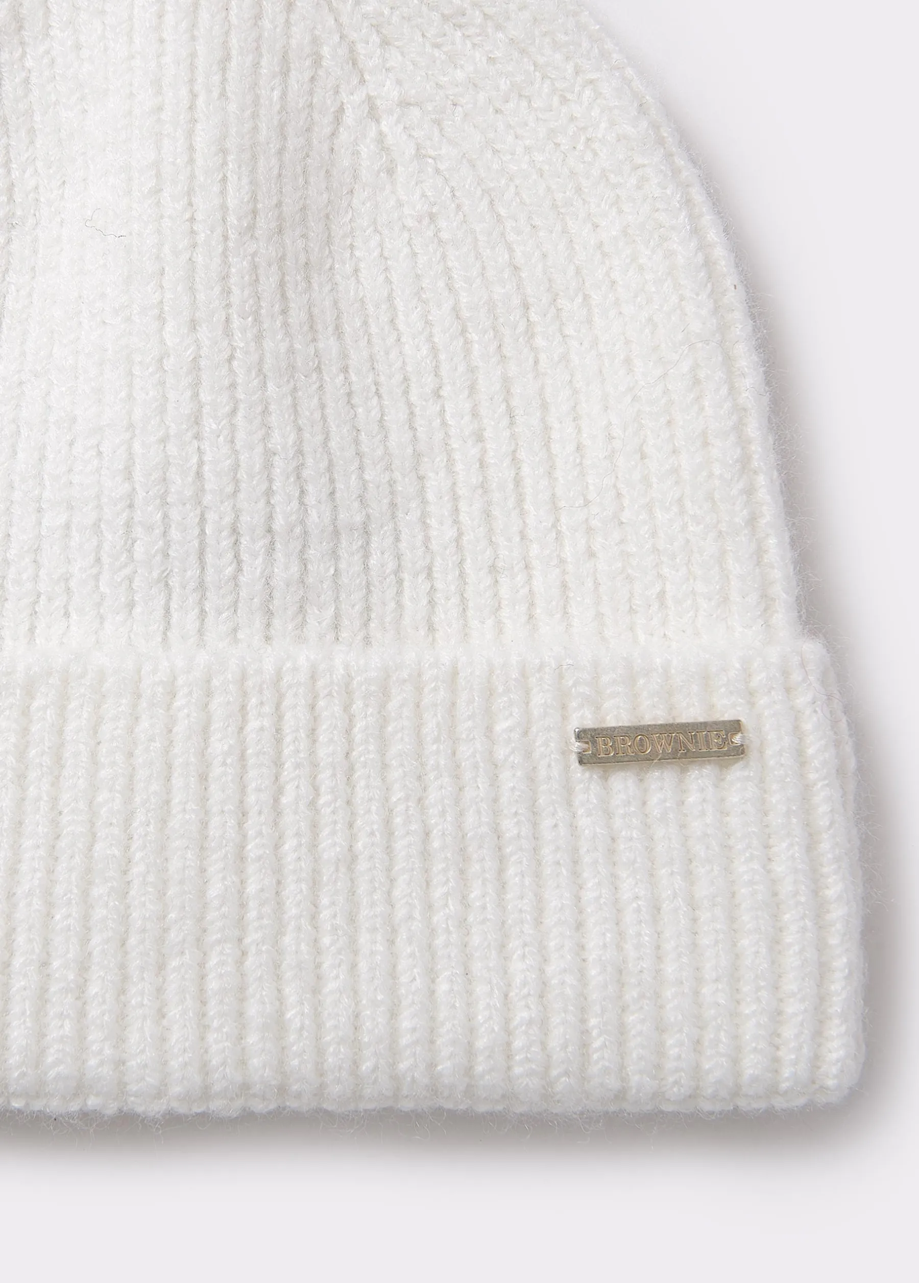 Gorras Y Gorros*Brownie Gorro canalé liso Arena