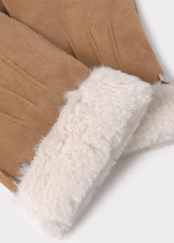 Guantes Y Mitones*Brownie Guantes doble faz Topo