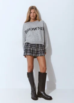 Jerséis|Punto*Brownie Jersey bordado Gris