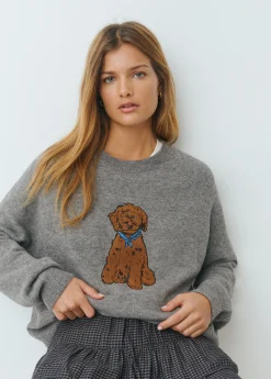 Jerséis|Punto*Brownie Jersey bordado Grisoscuro