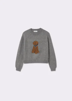 Jerséis|Punto*Brownie Jersey bordado Grisoscuro