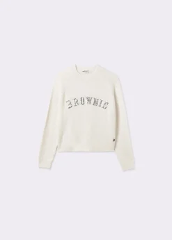 Jerséis|Punto*Brownie Jersey lentejuelas Crudo