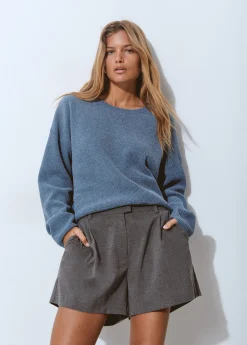 Jerséis|Punto*Brownie Jersey básico chenilla Azulmedio