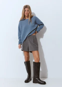 Jerséis|Punto*Brownie Jersey básico chenilla Azulmedio