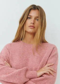 Jerséis|Punto*Brownie Jersey básico oversize Rosado