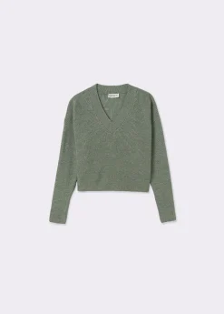 Jerséis*Brownie Jersey cuello pico básico Verde