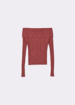 Jerséis*Brownie Jersey escote bardot Teja