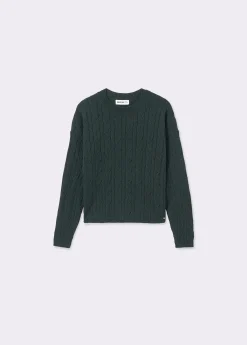 Jerséis|Punto*Brownie Jersey trenzas Verde