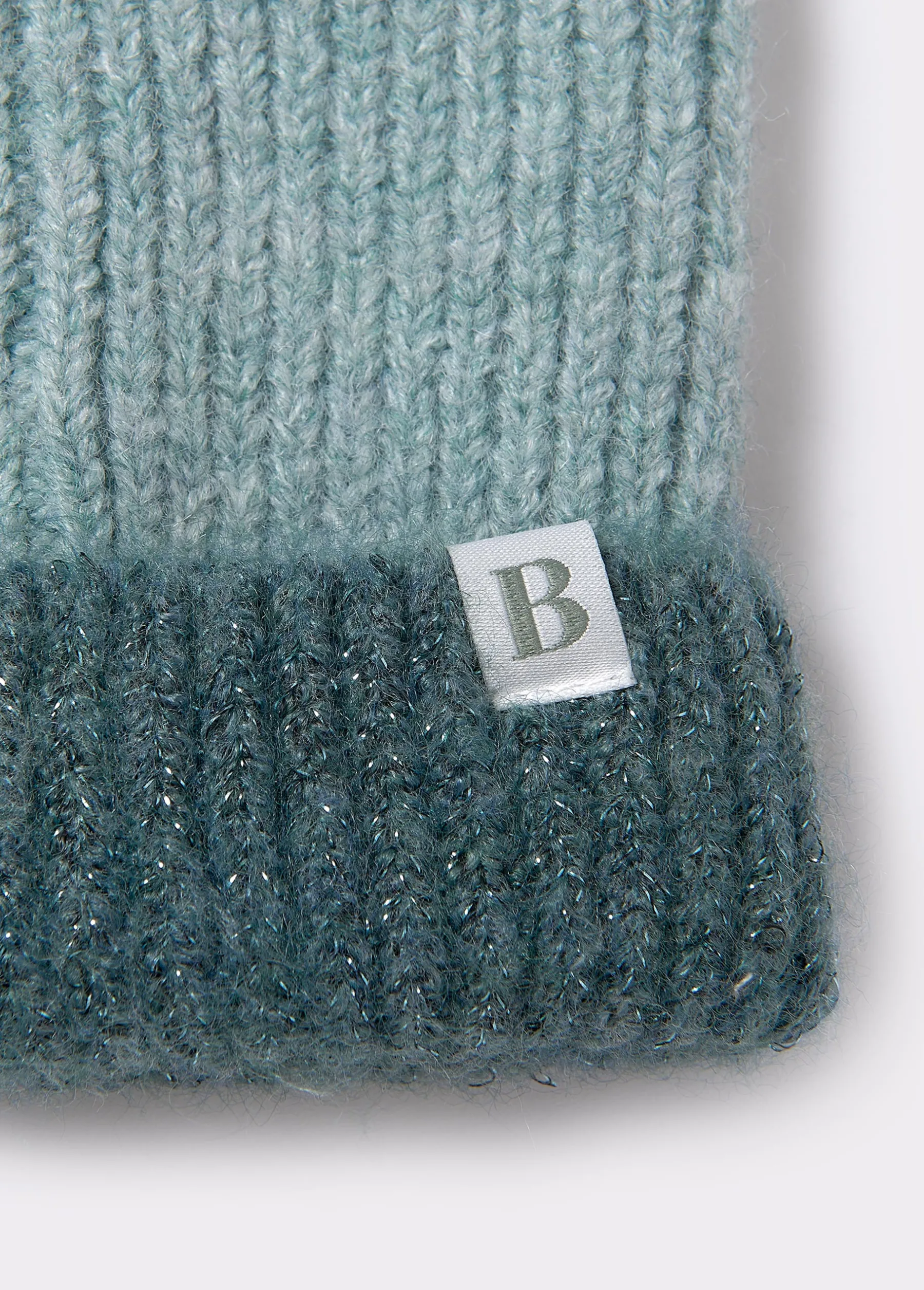 Guantes Y Mitones*Brownie Mitón bicolor lurex Verde