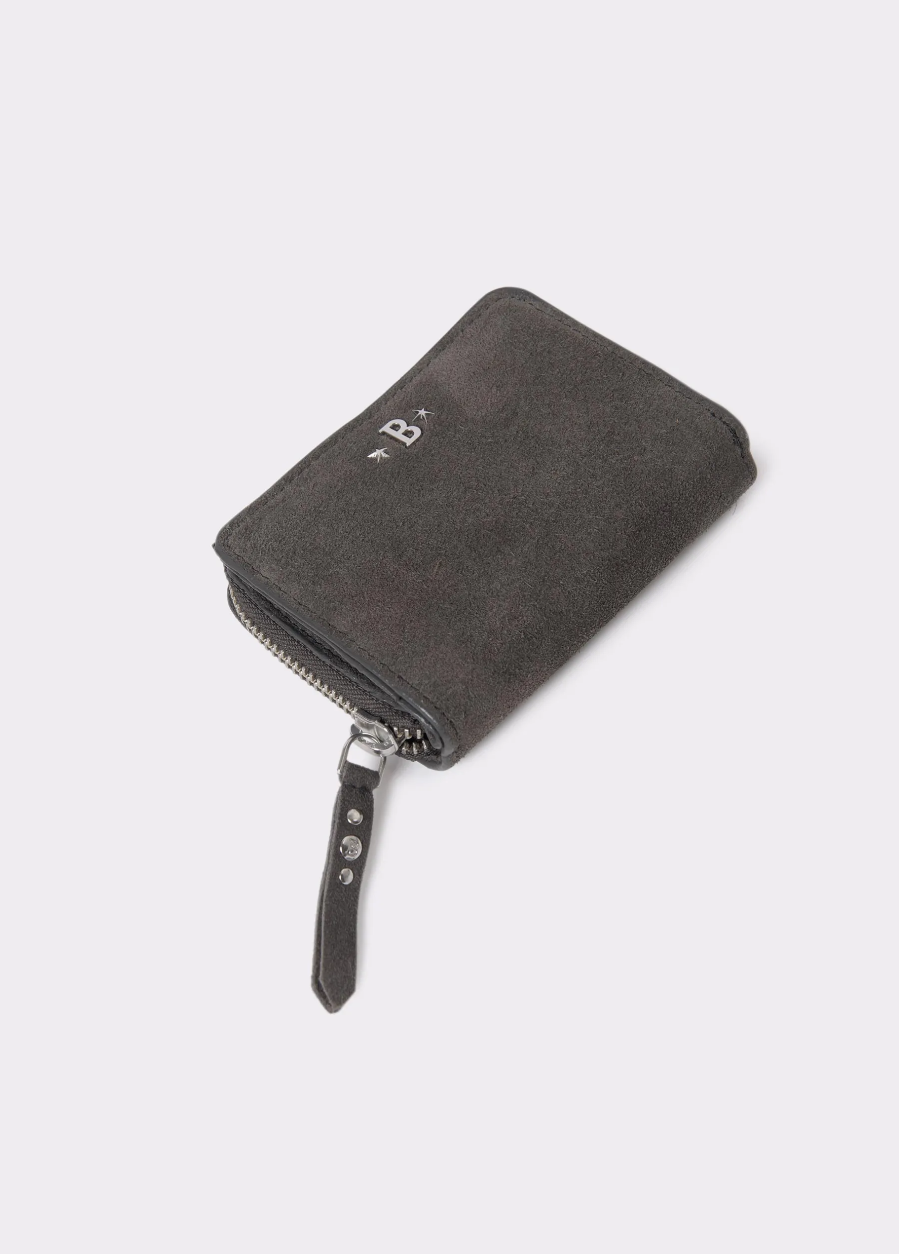 Monederos*Brownie Monedero piel básico Gris