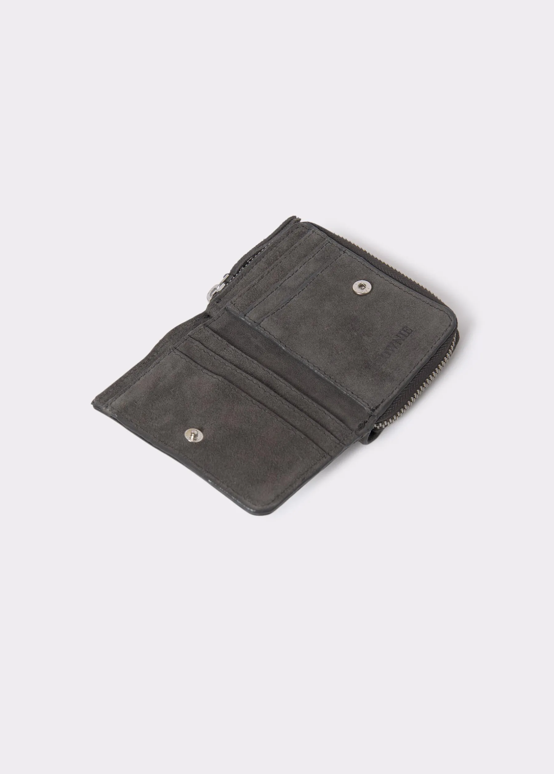 Monederos*Brownie Monedero piel básico Gris