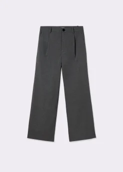 Pantalones|Total Look*Brownie Pantalón ancho sastre Gris