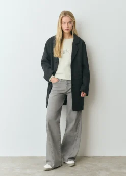 Pantalones*Brownie Pantalón corte lateral Gris