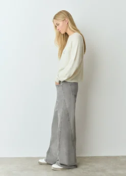 Pantalones*Brownie Pantalón corte lateral Gris