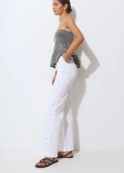 Pantalones*Brownie Pantalón culotte bordado estrellas