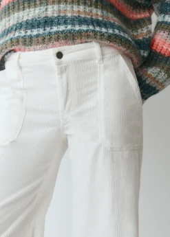 Pantalones*Brownie Pantalón pana culotte Crudo