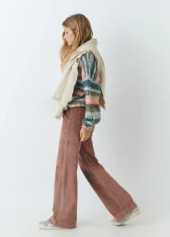 Pantalones*Brownie Pantalón pana culotte Rosado