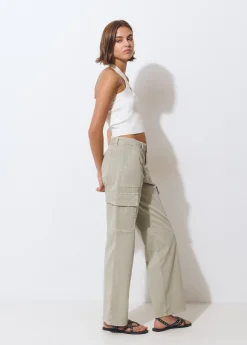 Pantalones*Brownie Pantalón recto cargo Kaki