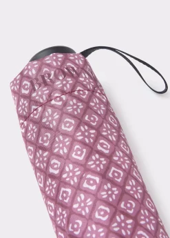 Accesorios De Viaje*Brownie Paraguas estampado étnico Rosado