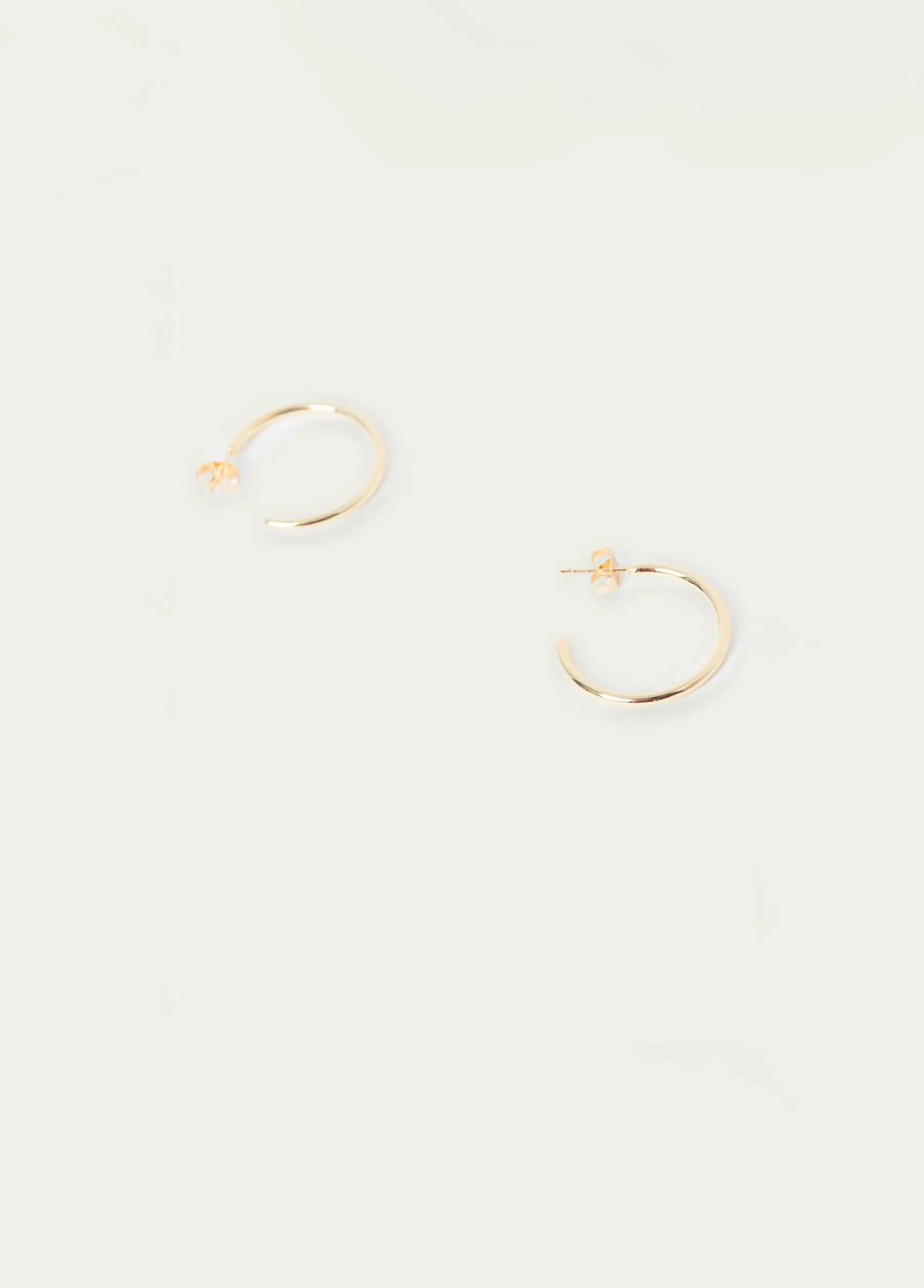 Bisutería*Brownie Pendiente aro mediano Dorado