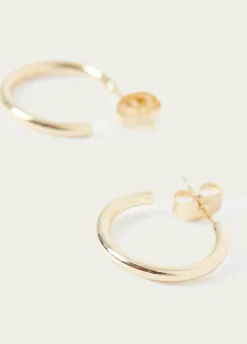 Bisutería*Brownie Pendiente aro mini Dorado