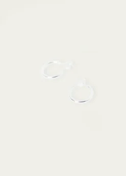 Bisutería*Brownie Pendiente aro mini Plata