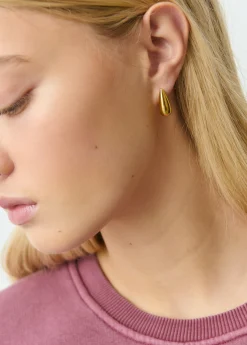 Bisutería*Brownie Pendientes gota Dorado