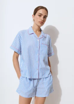 Accesorios De Viaje*Brownie Pijama corto rayas Azul