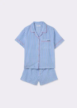 Accesorios De Viaje*Brownie Pijama corto rayas Azul