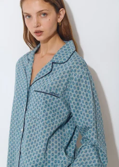 Ropa Interior*Brownie Pijama largo estampado Gris