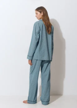 Ropa Interior*Brownie Pijama largo estampado Gris