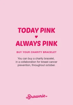 Bisutería*Brownie Pulsera colaboración con la AECC Rosaclaro