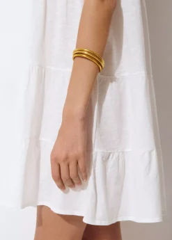 Bisutería*Brownie Pulsera pan de oro s Dorado