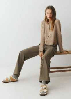 Zapatos*Brownie Sandalia bio borrego Taupe