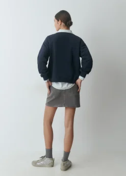 Sudaderas*Brownie Sudadera bordada print perrito Marino