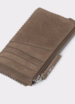 Monederos*Brownie Tarjetero bolitas Taupeoscuro