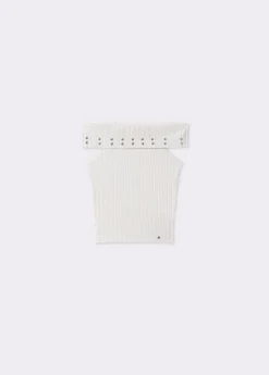 Camisetas Y Tops*Brownie Top bardot tachas Crudo