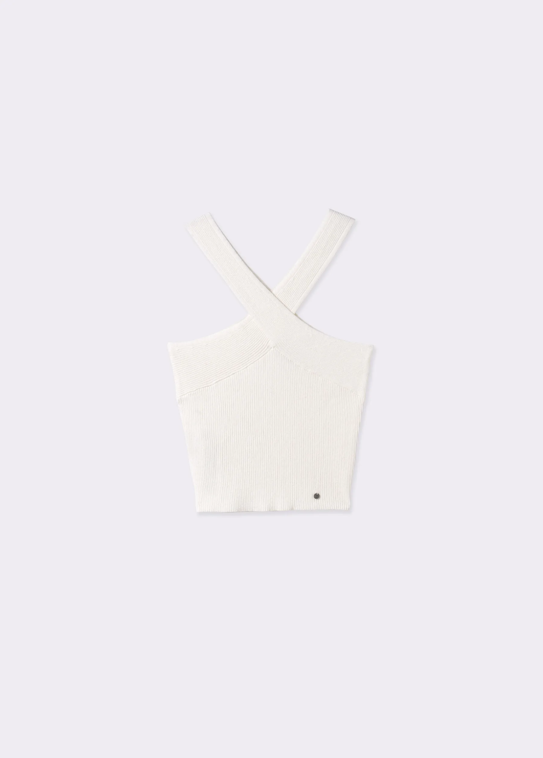 Camisetas Y Tops*Brownie Top punto cruzado Crudo